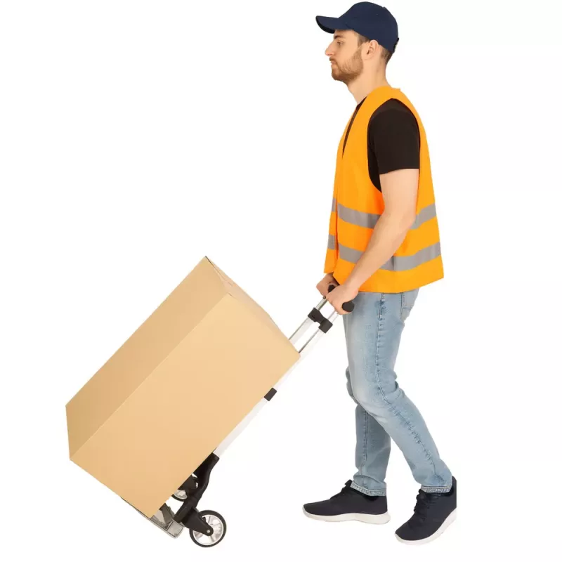 LEAN Lightweight Folding Aluminum Warehouse Transport Trolley 70kg