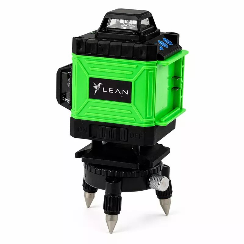 LEAN 4D Plane Laser Level 16 Lines Green with Bag and 2 Batteries