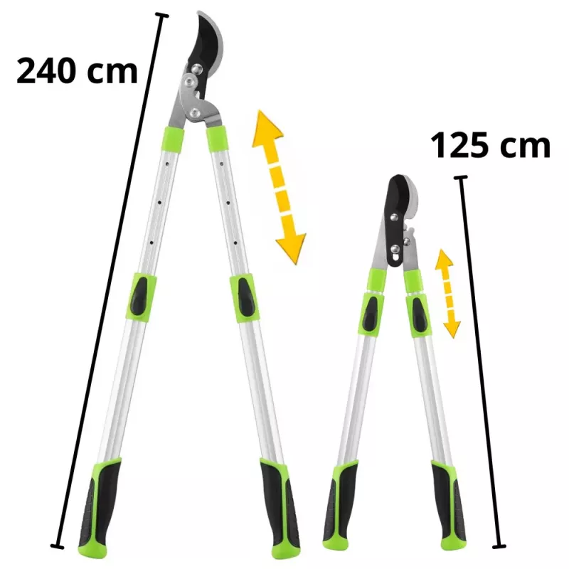 LEAN Telescopic Gardening Shears Pruning Shears Non-slip Handles 68-92CM