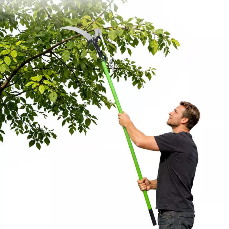 LEAN Telescopic Pruning Shears Pruner Branch Saw 2in1 on a Pole 125-240 cm