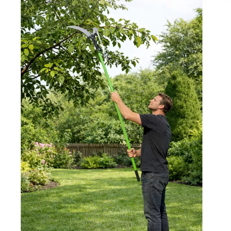 LEAN Telescopic Pruning Shears Pruner Branch Saw 2in1 on a Pole 125-240 cm