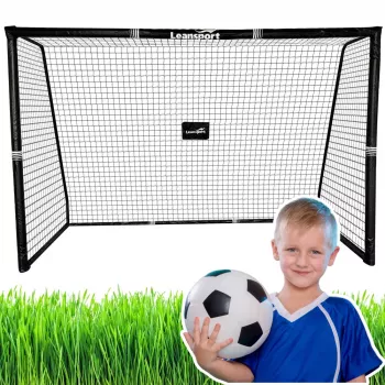 LEAN SPORT Portable Football Goal for Children Metal 180x120x60cm