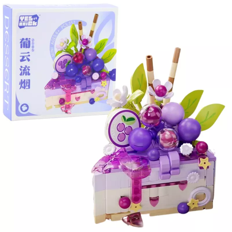 LEAN TOYS Construction Blocks Cake Dessert Decorated 292–357pcs
