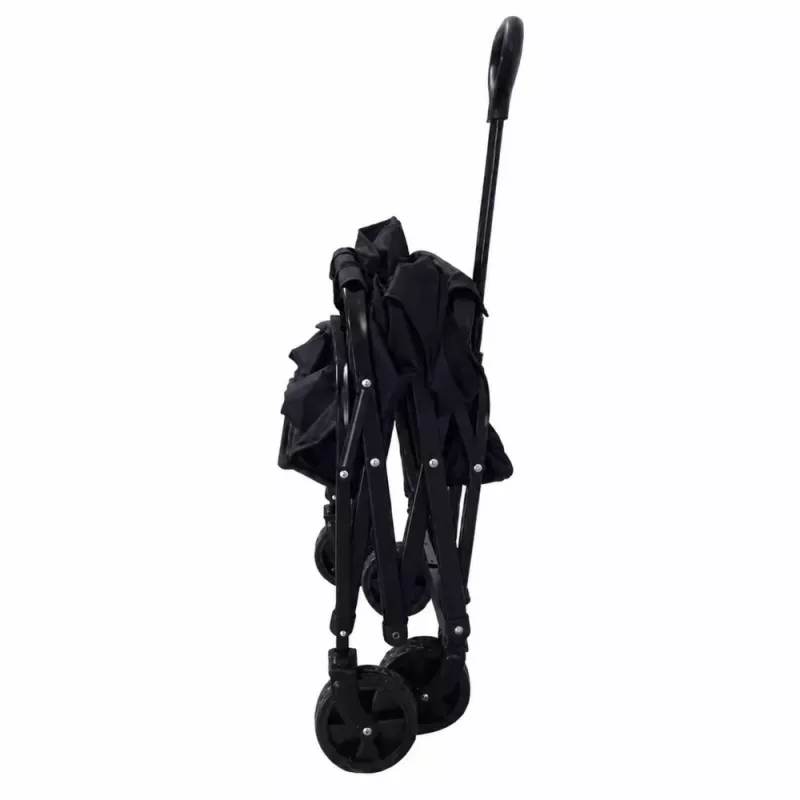 LEAN Foldable Garden Beach Transport Cart Black 120L