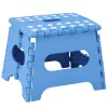 LEAN Folding Stool Footrest Step Anti-slip Blue 24x19 cm