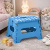 LEAN Folding Stool Footrest Step Anti-slip Blue 24x19 cm