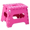 LEAN Folding Stool Footrest Step Anti-slip Pink 24 x 19 cm