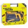 LEAN TOYS DIY Kit Drill Driver Tools Lights Sounds Suitcase