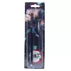 LEAN Katana Sword Anime Ballpoint Pen Metal Black Ink Replaceable Refill Black