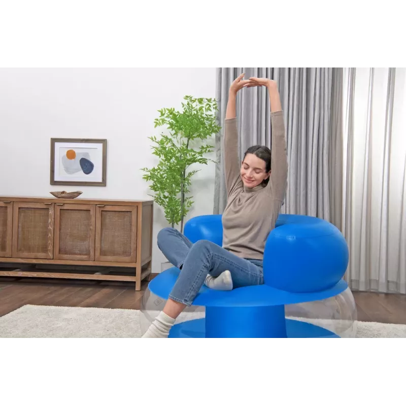 Bestway Inflatable Blue Chair 112 x 112 x 70 cm
