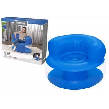 Bestway Inflatable Blue Chair 112 x 112 x 70 cm