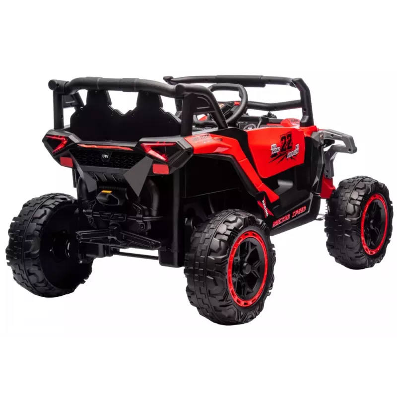 LEAN CARS M1 Red Battery-Powered Vehicle 4x4