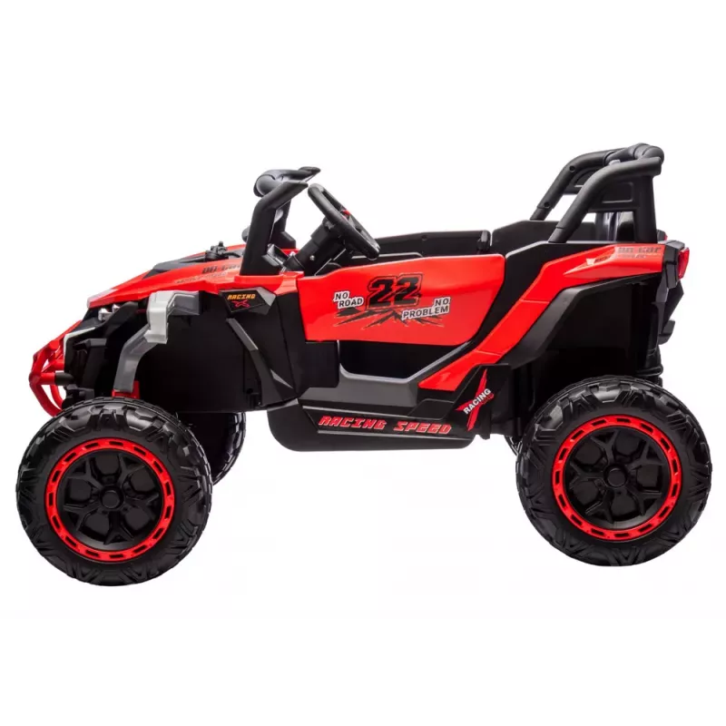 LEAN CARS M1 Red Battery-Powered Vehicle 4x4
