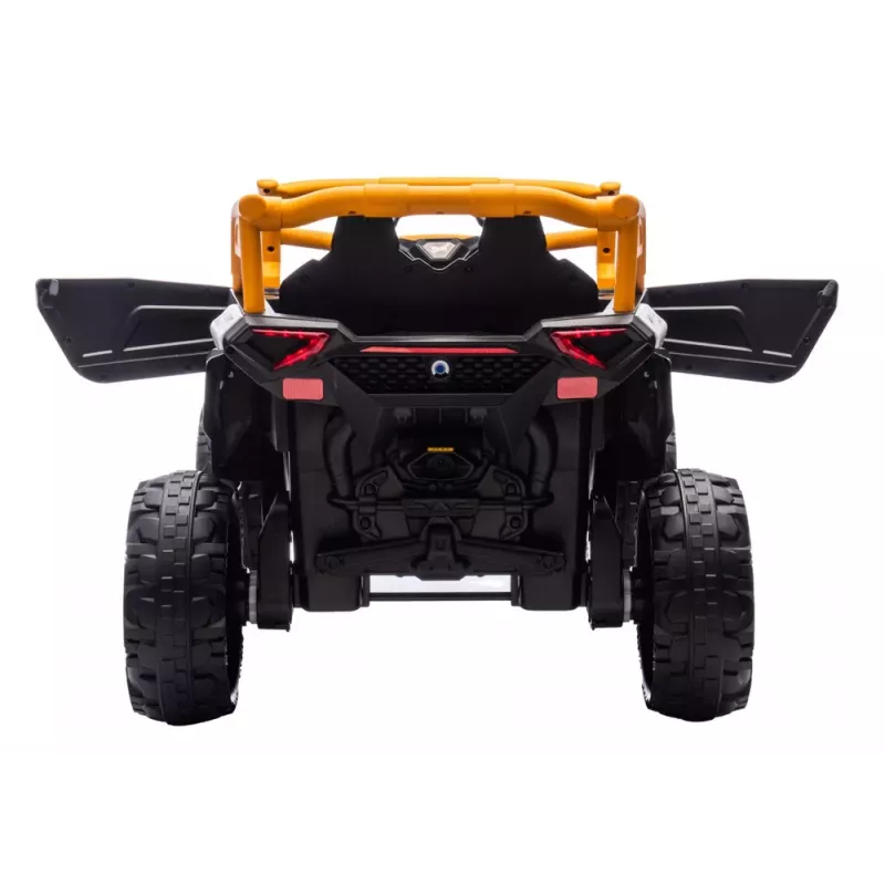 LEAN CARS M2 Yellow Battery-Powered Vehicle 4x4