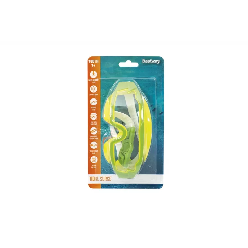 Bestway 21179 Green Swimming Goggles with UV Protection and Anti-Fog