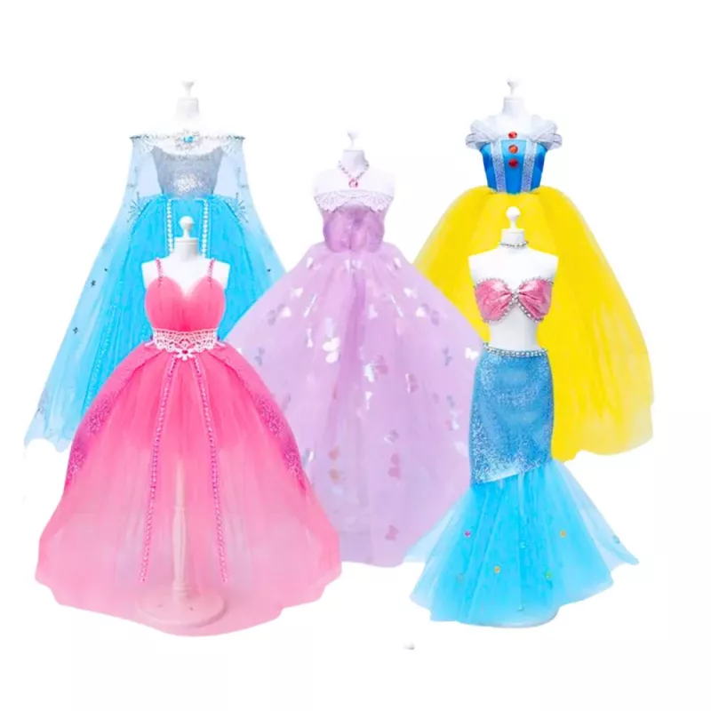 LEAN TOYS DIY Creative Kit for Designing and Sewing Doll Clothes