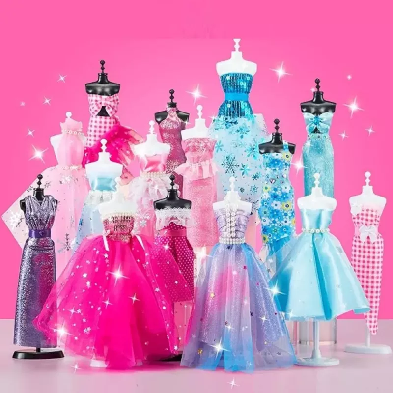 LEAN TOYS DIY Creative Kit for Designing and Sewing Doll Clothes