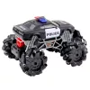 LEAN TOYS RC Police Off-Road Car with Lights and Smoke Effect 1:16