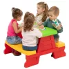 Dorex Children's Garden Table and Bench Set Red 5067