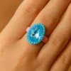 LEAN TOYS Beauty Set Children's Rings Colored Diamonds 50 pcs.