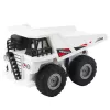 LEAN TOYS RC Remote Controlled Dump Truck with Lights and Sounds White 1:24