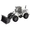 LEAN TOYS Remote Controlled Construction Excavator RC Lights White 1:30