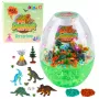 LEAN TOYS DIY Creative Dinosaur Terrarium Kit with Voice Control Night Light