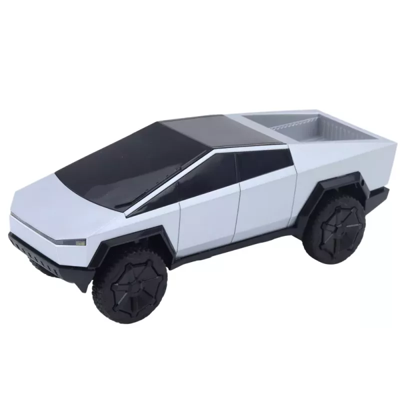 Double E Remote Control Car RC Pickup Truck LED Lights Silver 1:16 4WD 2.4 GHz