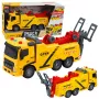 LEAN TOYS Car Tow Truck Roadside Assistance Hook Platform Lights Sounds 1:16