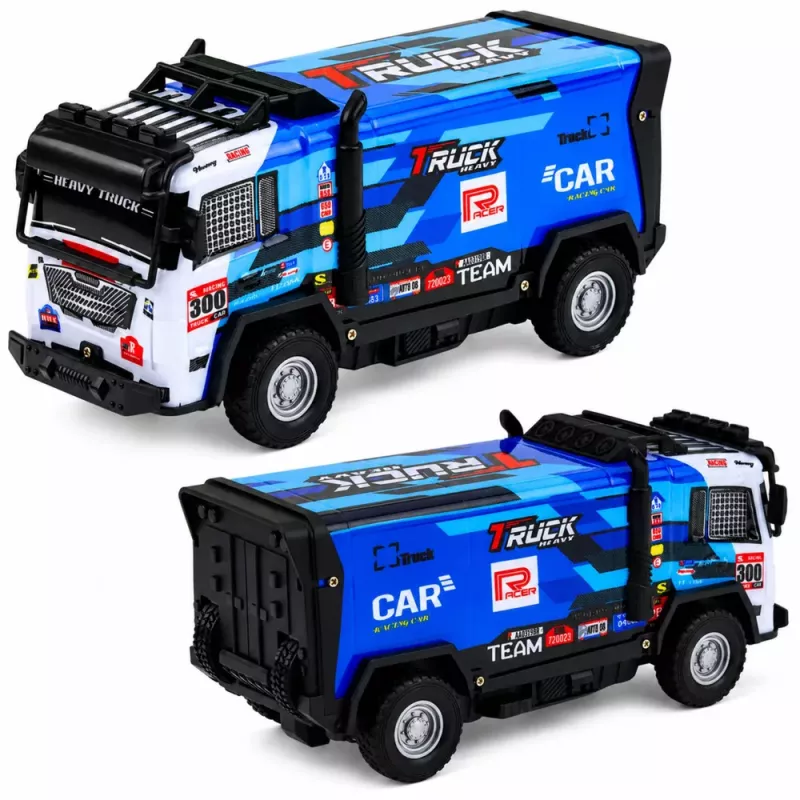 LEAN TOYS Off-road Vehicle Truck Illuminated Body Drive Sounds 1:16 RC Truck 4WD 2.4 GHz Green/Black