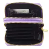 LEAN Two-Compartment Wallet with Card Compartments Capybara Purple 12.5 x 8.5 cm