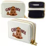 LEAN Two-Compartment Wallet with Card Compartments Kapybara White 12.5 x 8.5 cm