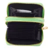 LEAN Two-Compartment Wallet with Card Compartments Kapybara Green 12.5 x 8.5 cm