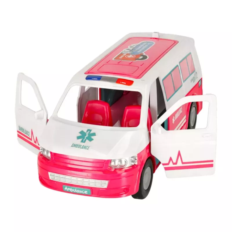LEAN TOYS Mobile Hospital Ambulance 2in1 Doll Doctor Medical Accessories