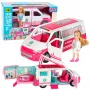 LEAN TOYS Mobile Hospital Ambulance 2in1 Doll Doctor Medical Accessories