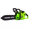 LEAN TOYS Toy Chainsaw for Kids Lights and Sounds Green