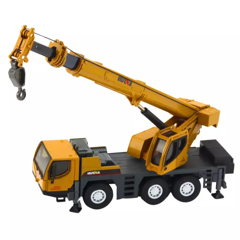 Huina Crane Construction Vehicle Movable Metal Parts 1:50