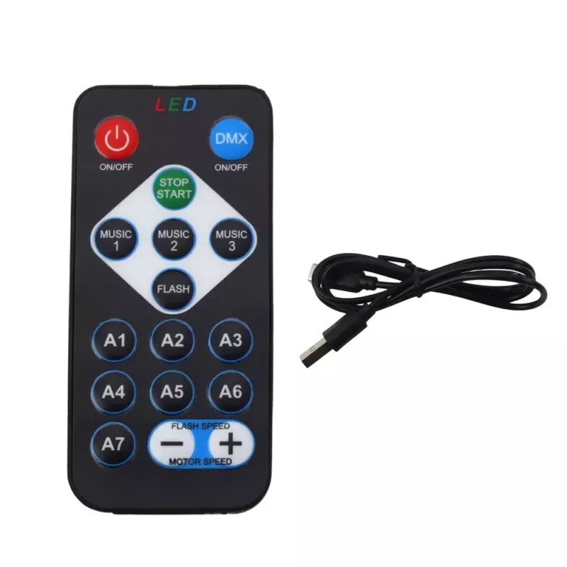 LEAN Projector Ball Night Lamp Colorful LED Lights 360° Remote Control