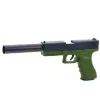 LEAN TOYS Toy Gun Foam Cartridges Ammunition Shells Green - 100 Pack