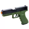 LEAN TOYS Toy Gun Foam Cartridges Ammunition Shells Green - 100 Pack