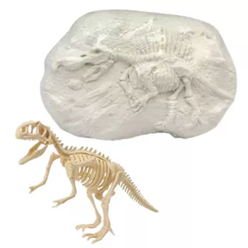LEAN TOYS Paleontologist Excavation Kit Dinosaur Skeleton Tools - T-REX