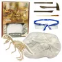 LEAN TOYS Paleontologist Excavation Kit Dinosaur Skeleton Tools - T-REX