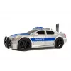 LEAN TOYS Battery Operated Police Car 1:20 Lights and Sounds Strung Silver