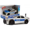 LEAN TOYS Battery Operated Police Car 1:20 Lights and Sounds Strung Silver