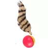LEAN TOYS Ball with Fluffy Ferret Tail Interactive Toy for Children
