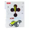 LEAN TOYS Mini RC Drone Syma X36 Four-Axis Acrobatics Yellow