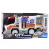 LEAN TOYS Ambulance City Ambulance Medical Vehicle with Drive, Lights & Sounds