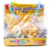 LEAN TOYS Sleeping Ginger Cat on a Pillow Figurine with Fur Bag Sounds