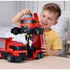 LEAN TOYS Firefighter Robot Car 2 in 1 Remote Controlled RC Lights Sounds Water