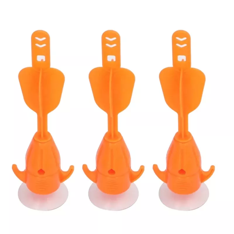 LEAN TOYS Shooting Set Skill Game Slingshot Darts With Suction Cups 3 pcs